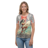 Sunset Surfer Crew Neck Tee - Beyond T-shirts